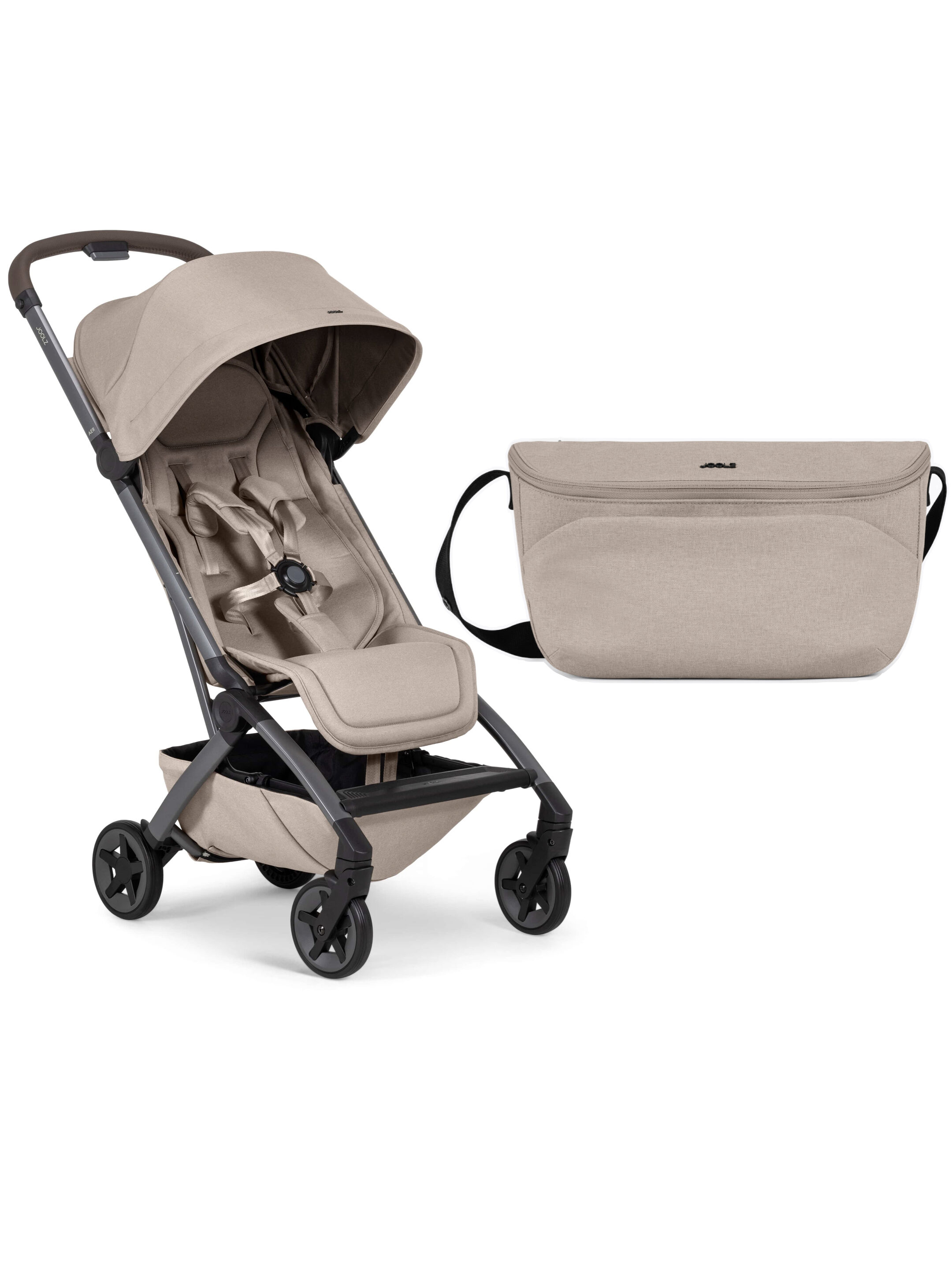Joolz Aer2 Stroller with Organizer (2 Pieces) | Sandy Taupe