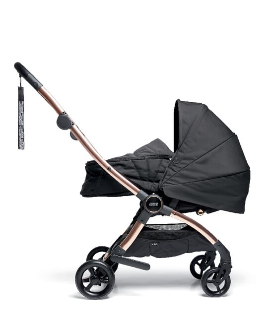 Airo Dusk with Rose Gold Frame Pushchair with Black Newborn Pack image number 5