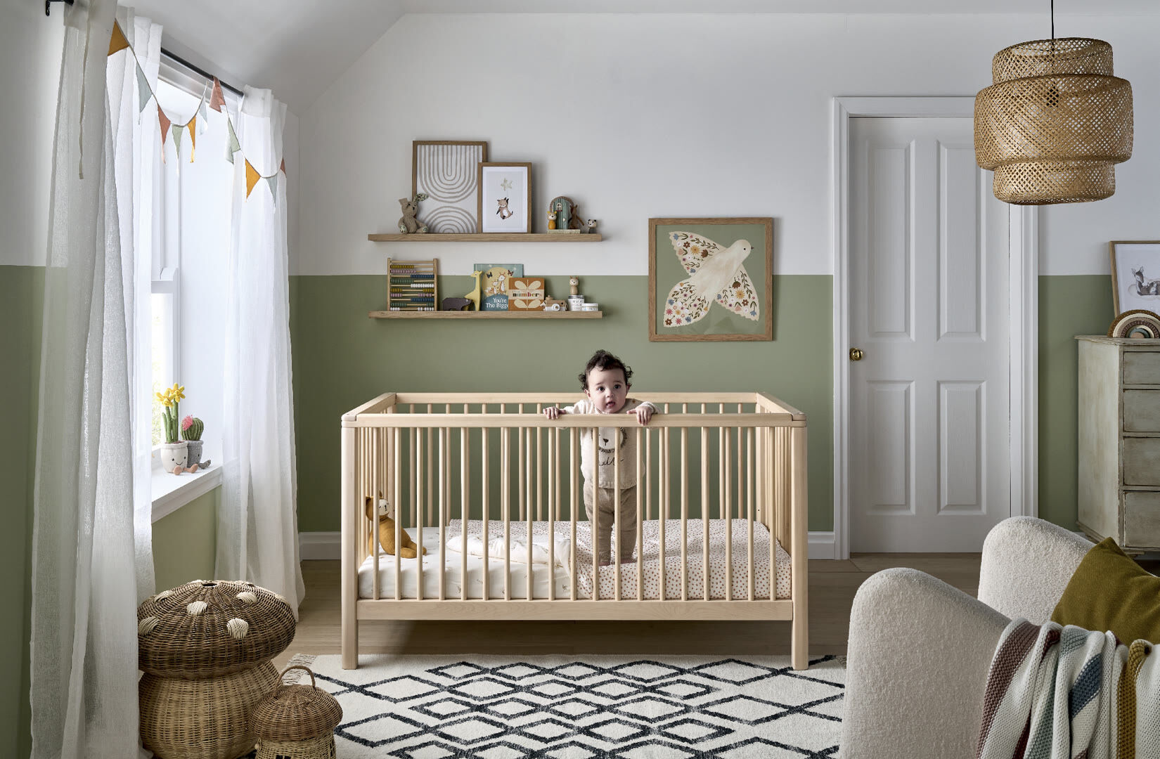 Compact Solo Cotbed - Natural image number 9