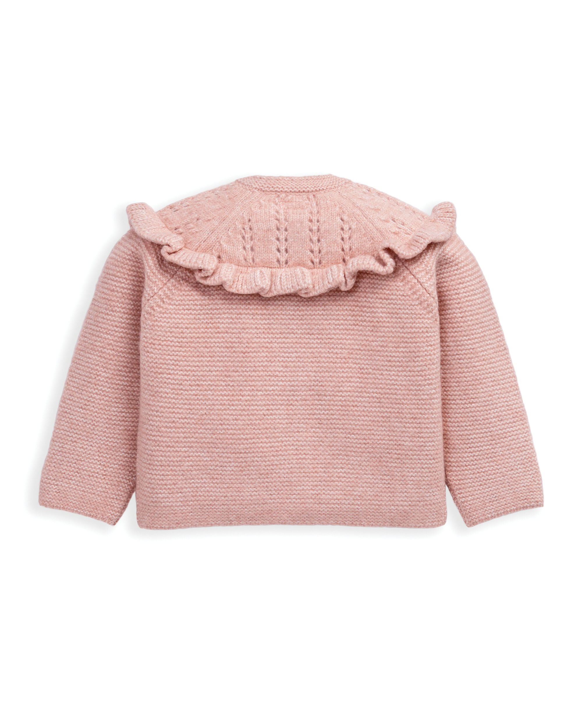 Soft Pink Knitted Cardigan image number 3
