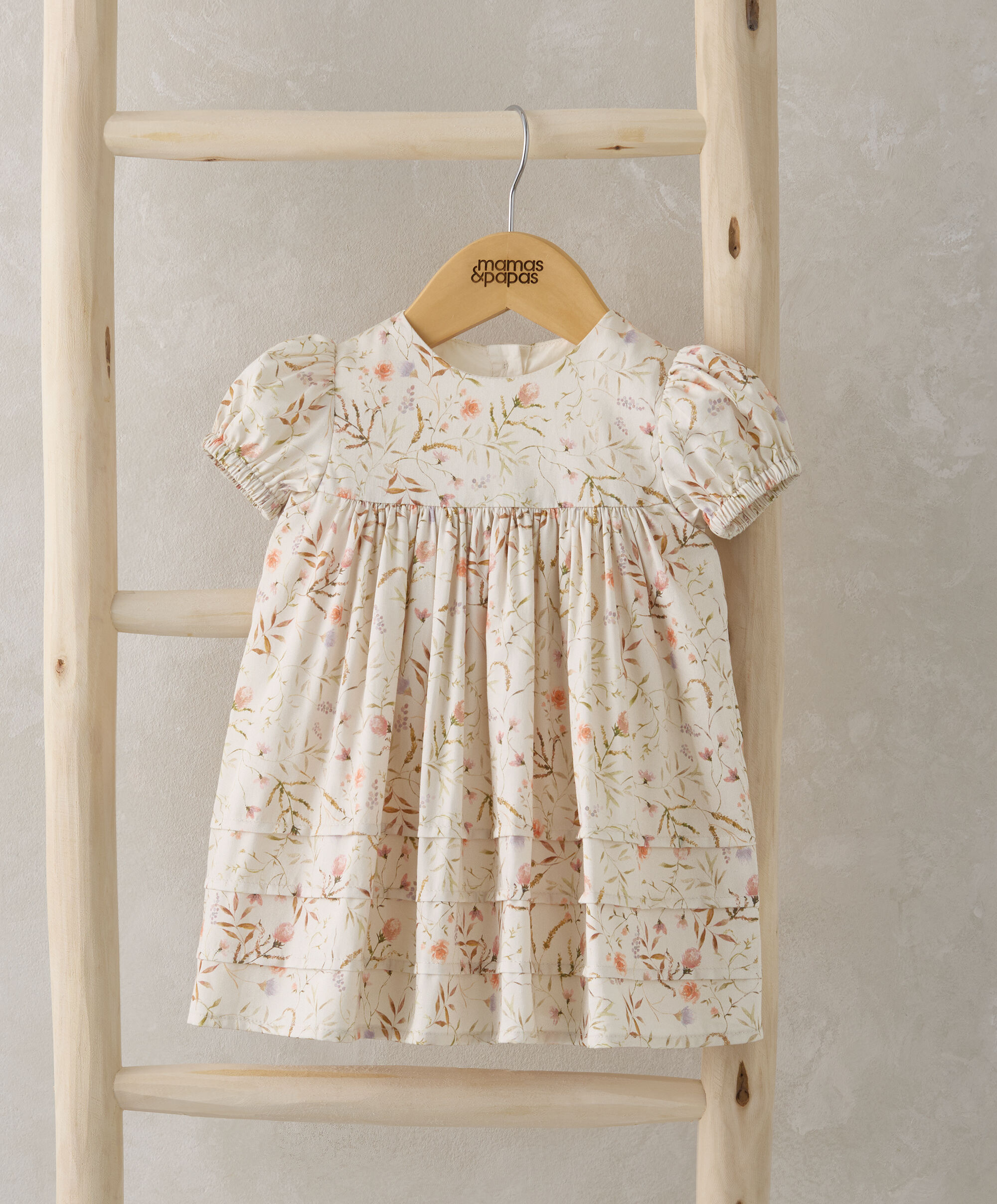 Floral Cotton Sateen Dress image number 1