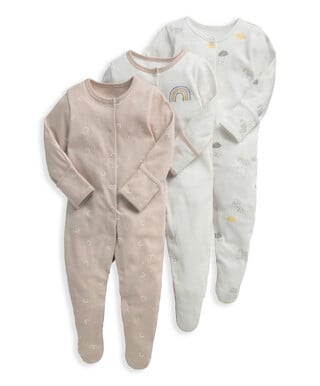 Clouds Sleepsuits 3 Pack