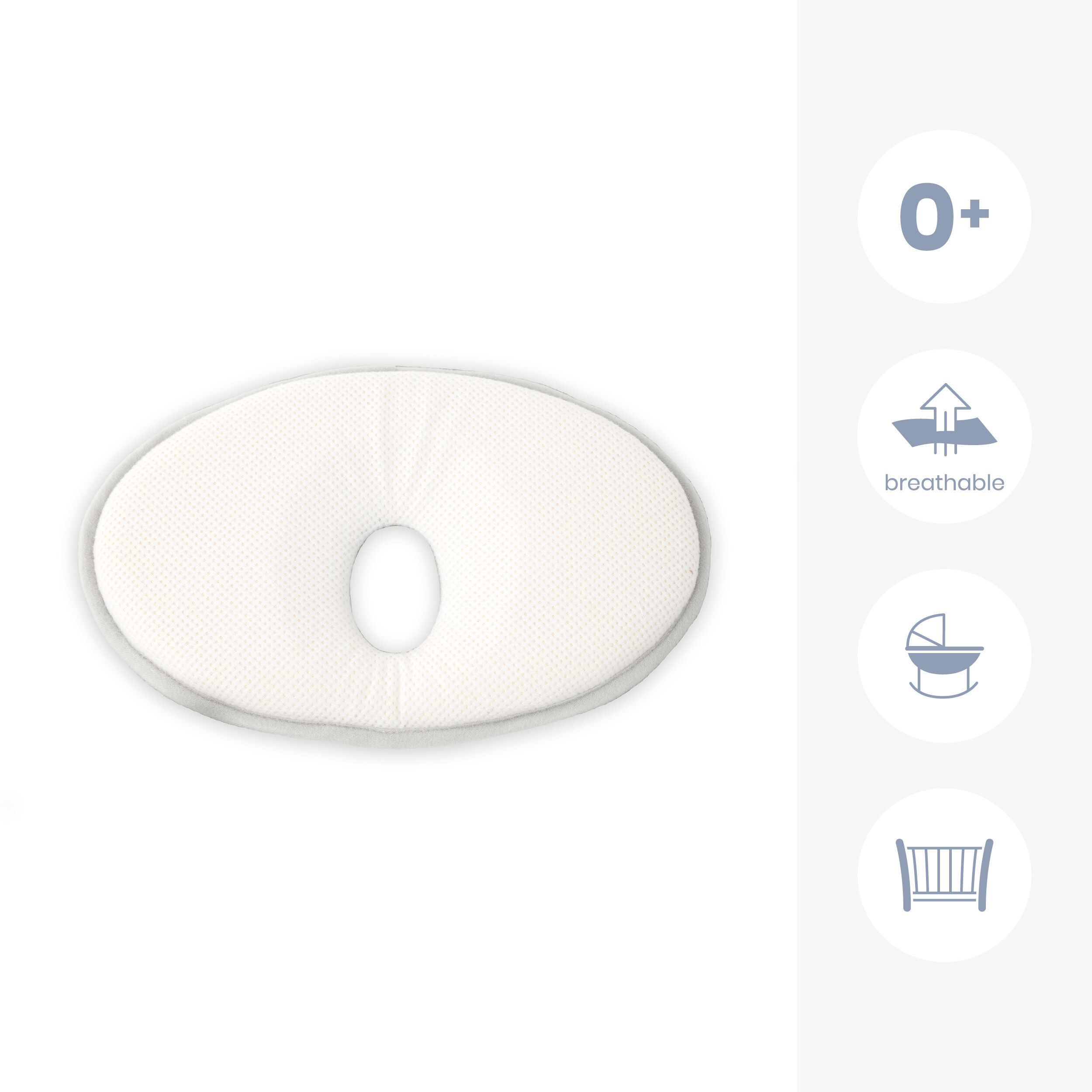 Doomoo Ergonomic Baby Head Pillow image number 2