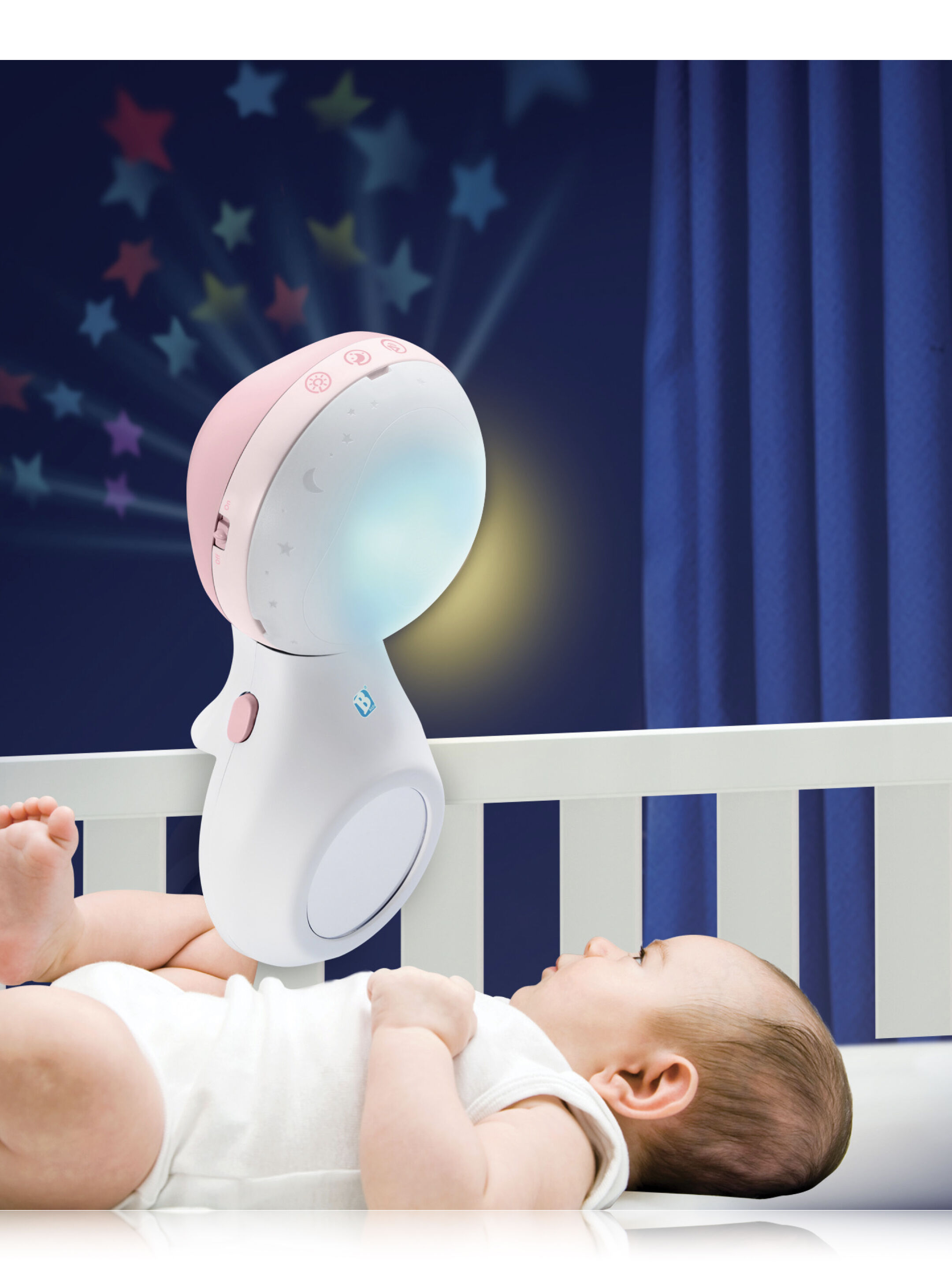 Infantino 3 In 1 Projector Musical Mobile - Pink image number 4