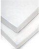 Crib Fitted Sheets (Pack of 2) - White image number 1