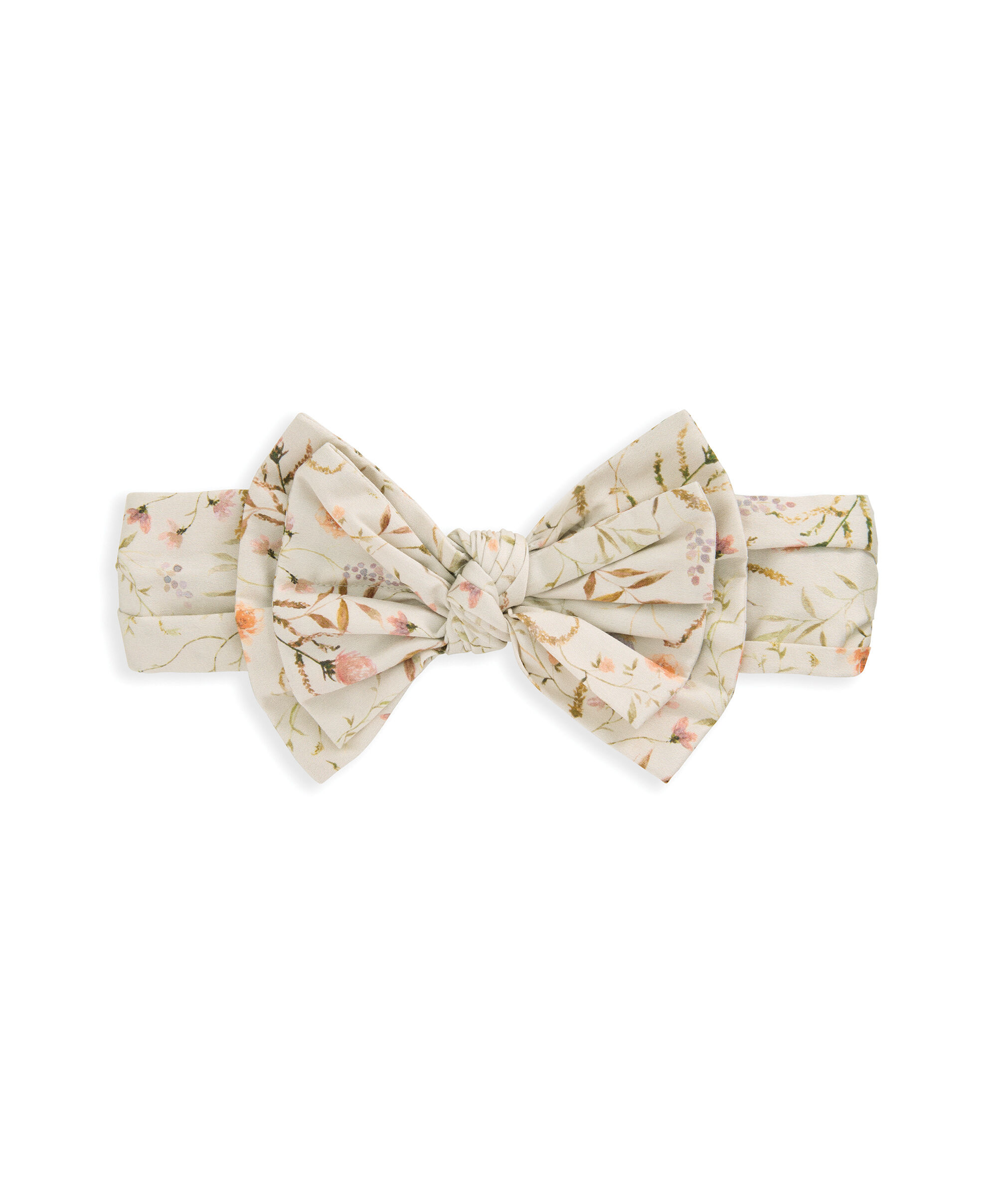 Floral Cotton Sateen Headband image number 1