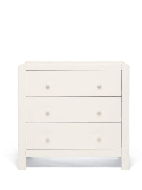 Dover 3 Drawer Dresser & Changer Unit - White image number 2