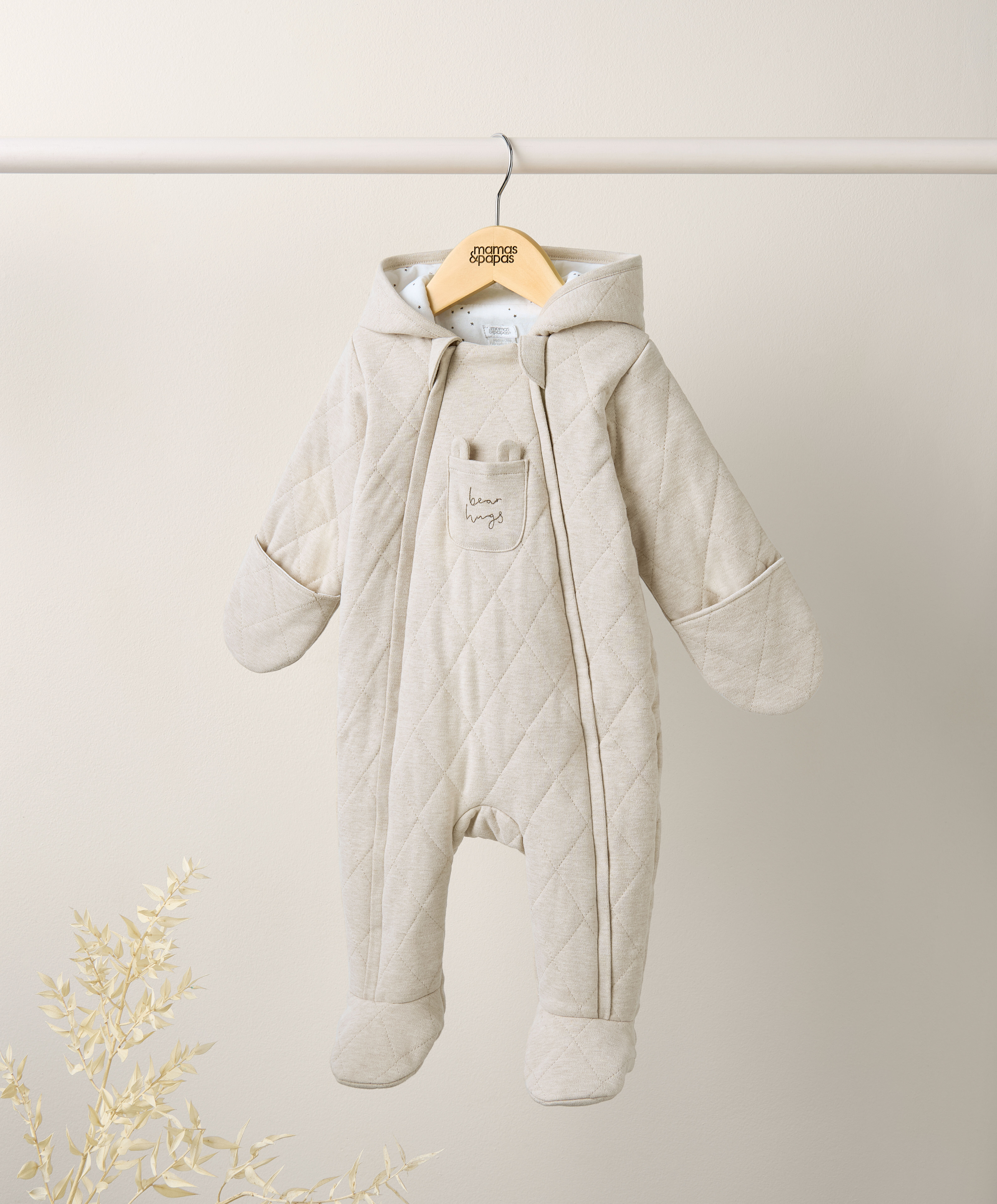 Quilt Bear Jersey Pramsuit image number 4