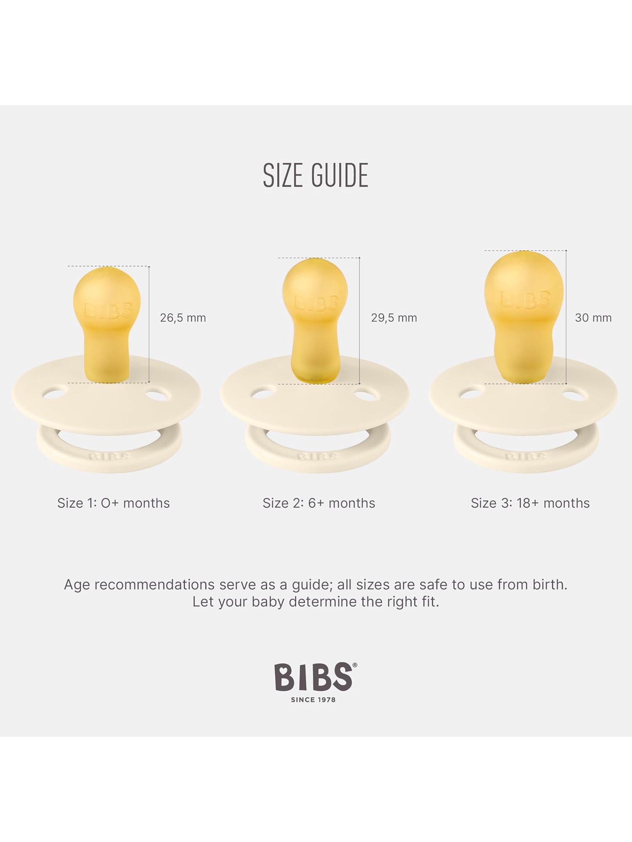 BIBS Pacifier Studio Colour 2 PACK Layl Latex Size 1 Black Gold image number 5