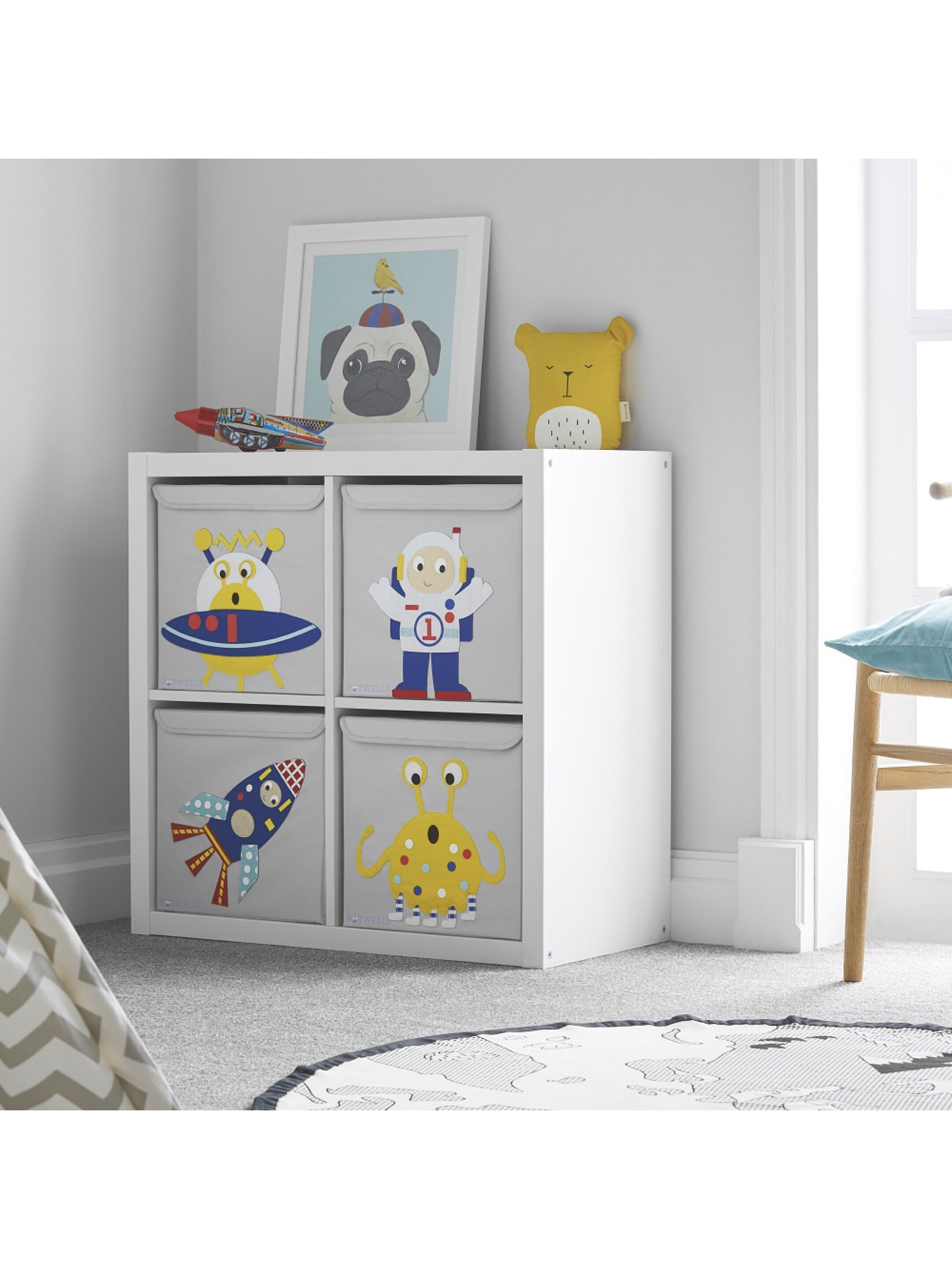 Potwells Children's Storage Box - Rocket image number 6