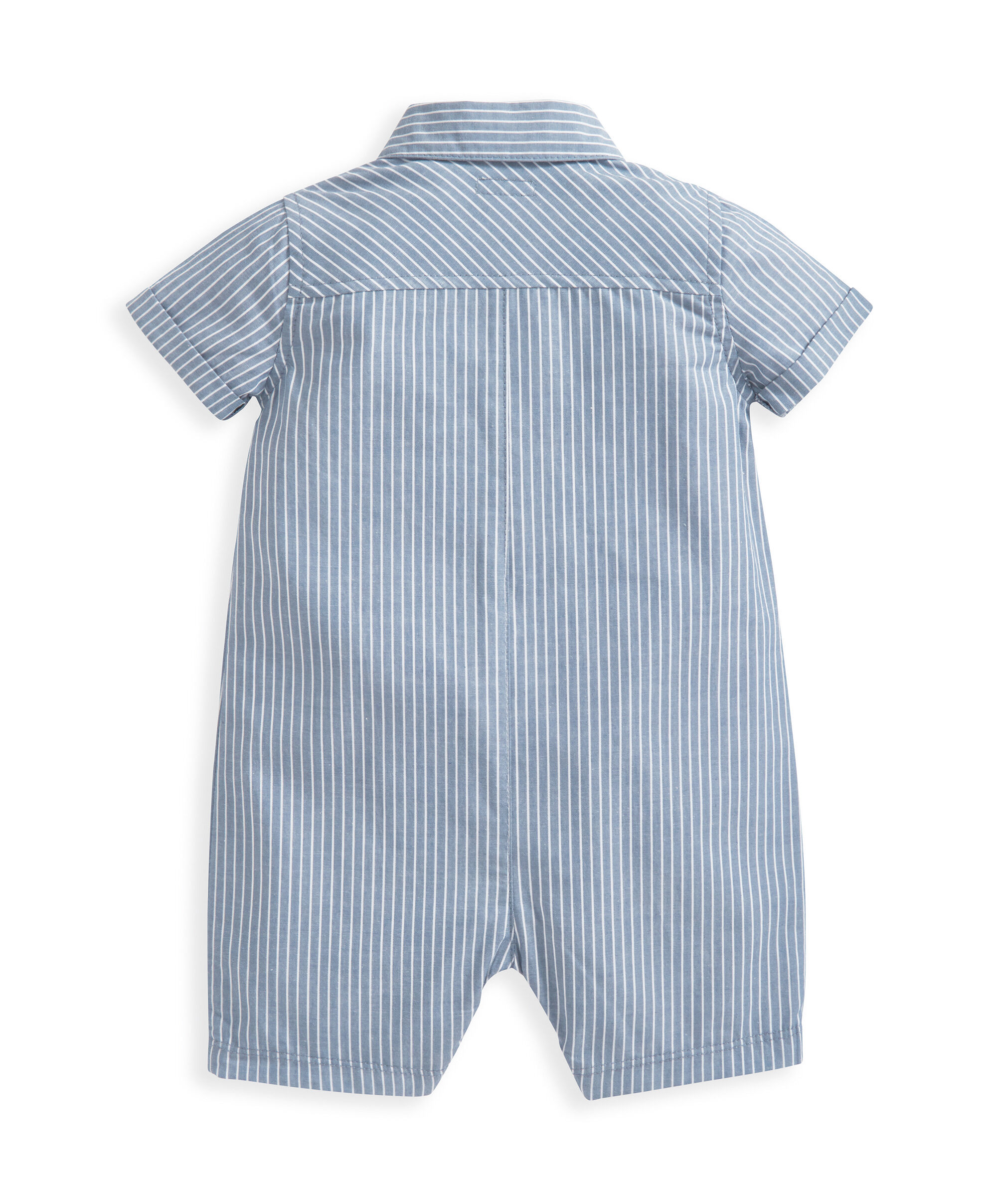 Striped Collar Romper image number 3