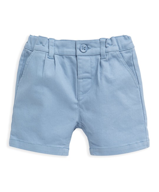 Woven Blue Shorts image number 1
