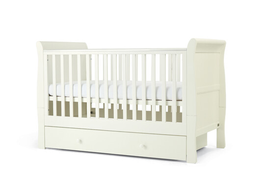 Mia Cot Sleigh - Pure White image number 3