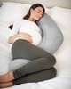 Pregnancy & Nursing Pillow - Grey Marl image number 2