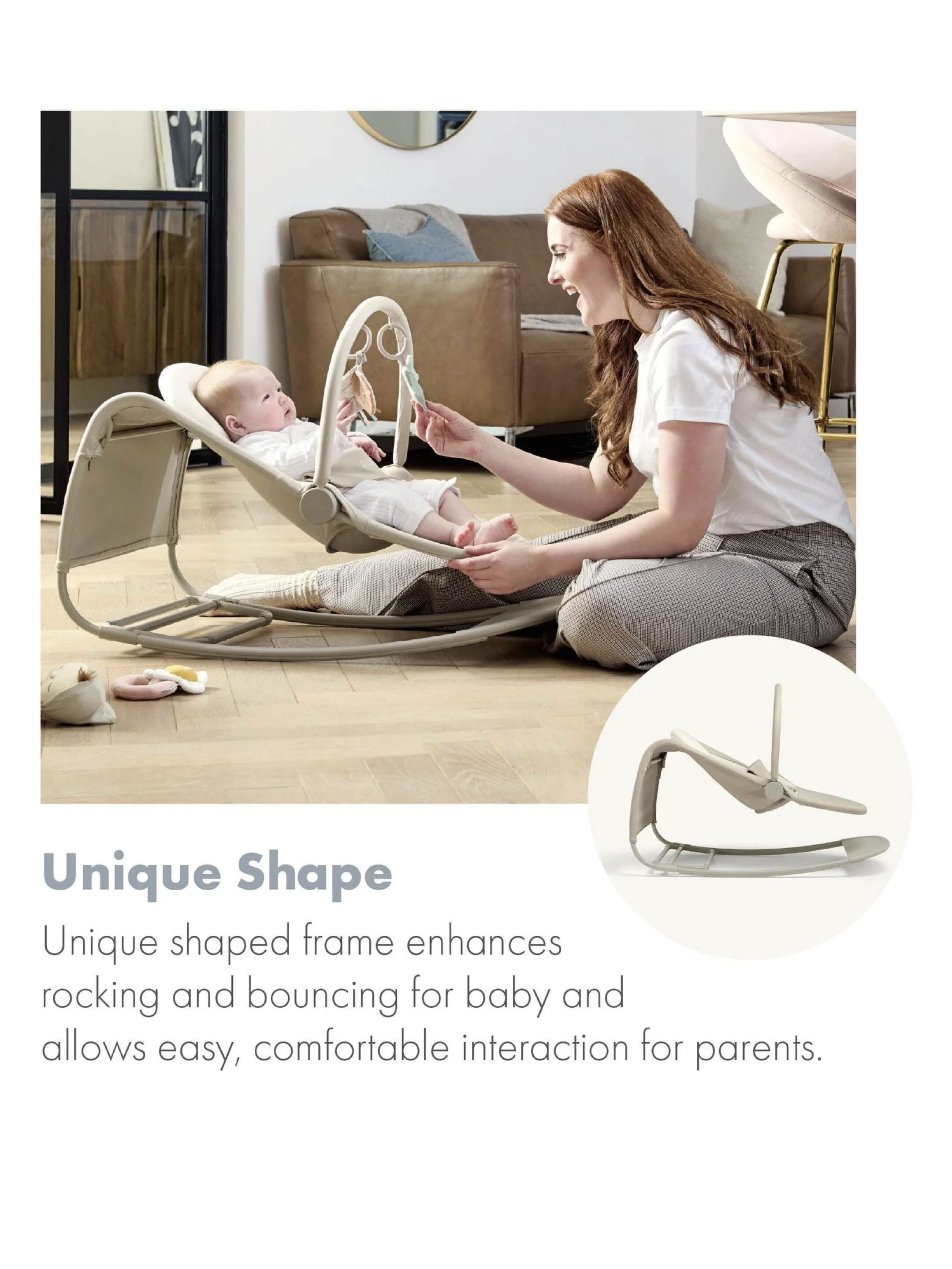 Tempo 3-in-1 Rocker / Bouncer - Sand image number 6