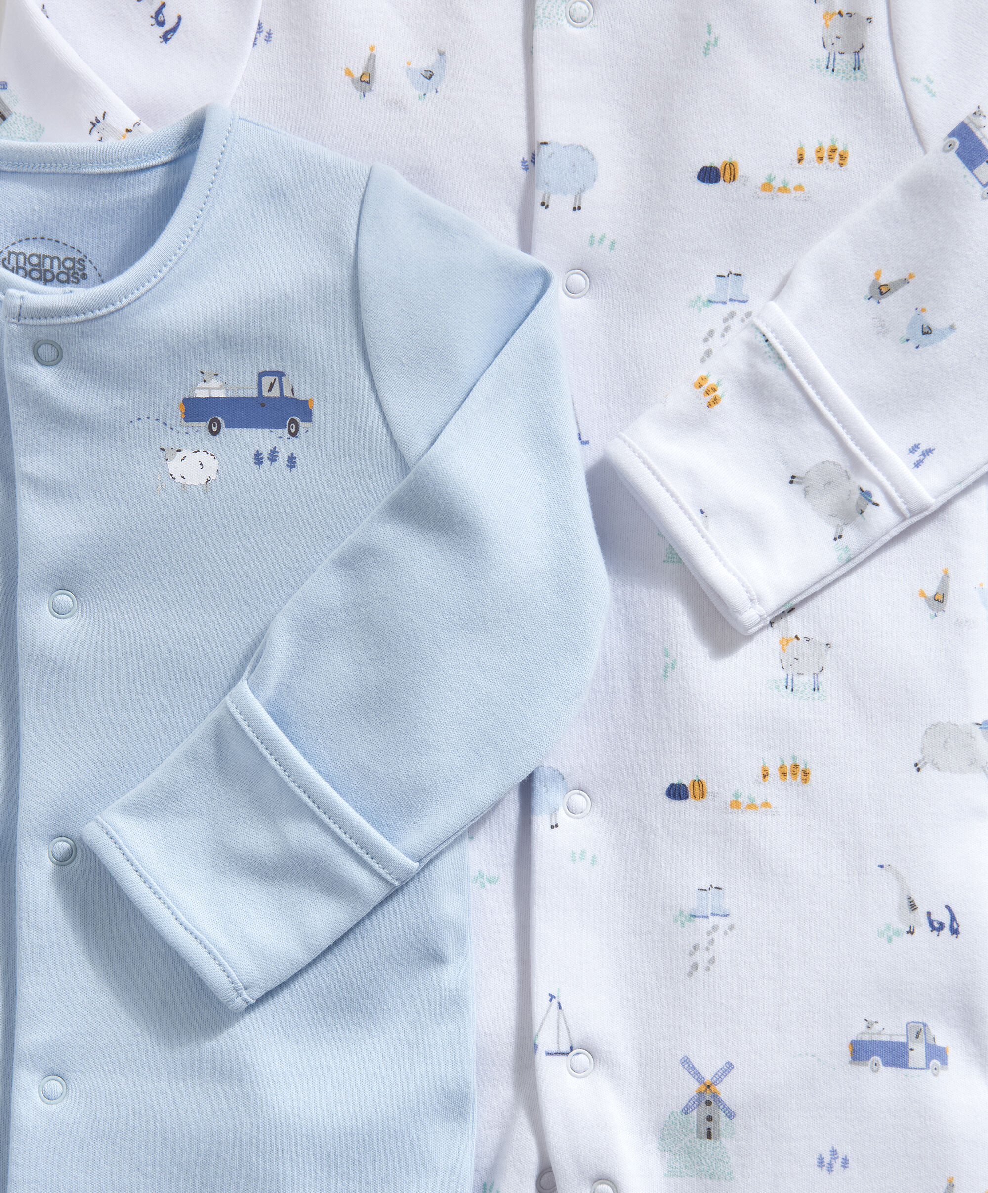 Farm Sleepsuits 3 Pack image number 3