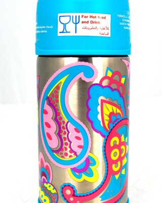 Thermos - Funtainer Bottle Steel Hydration Bottle 355Ml,Paisley Flower