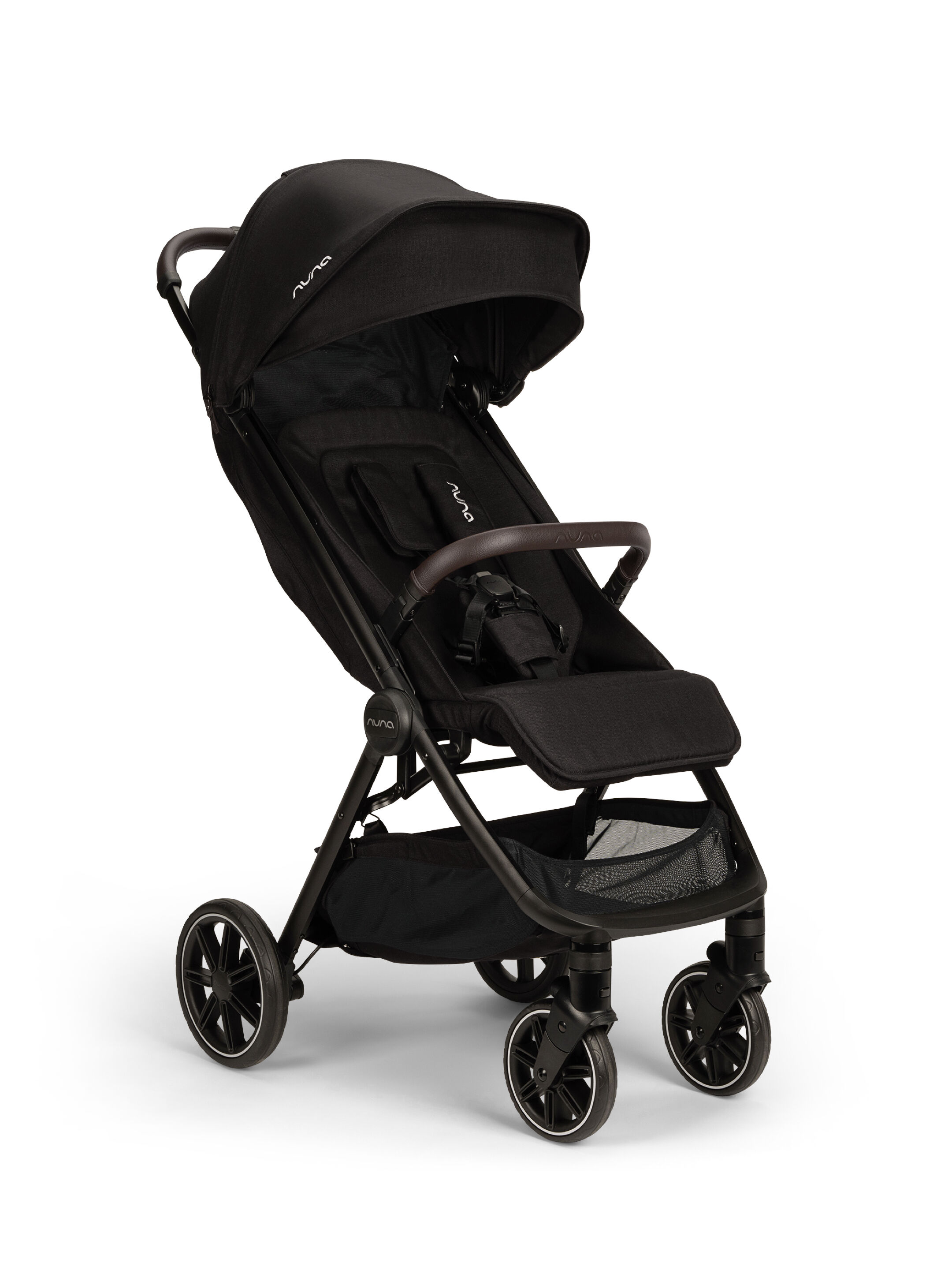 Nuna Trvl Lx Compact Stroller - Caviar image number 1