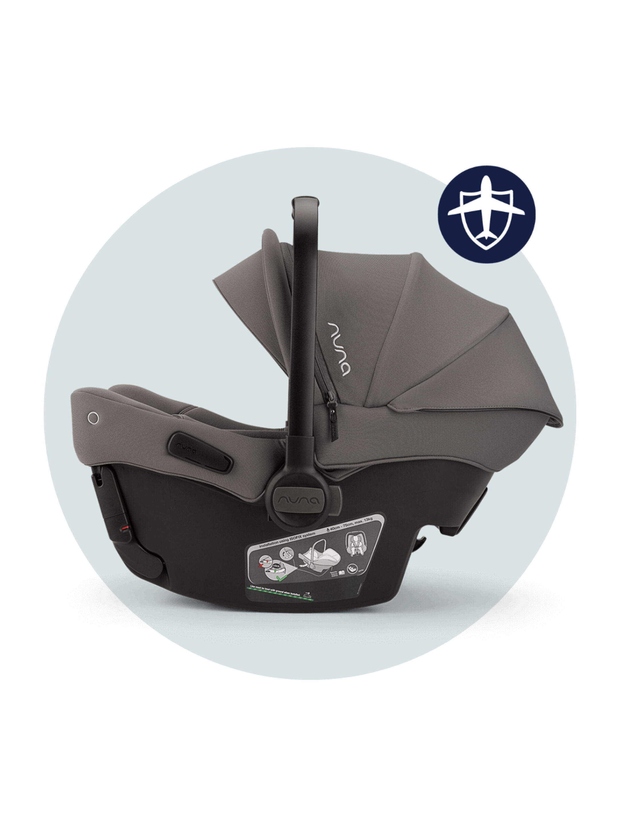 Nuna Pipa URBN Infant Car Seat - Caviar image number 2