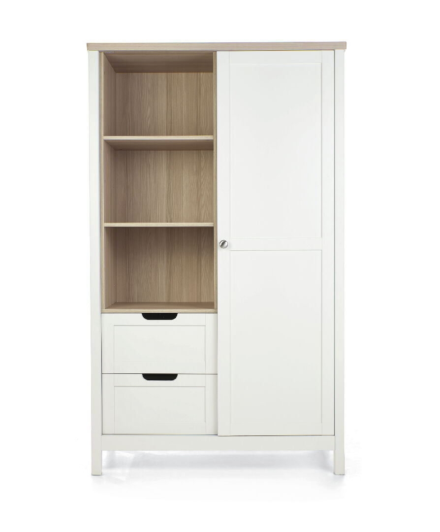 Harwell Wardrobe White/Oak image number 1