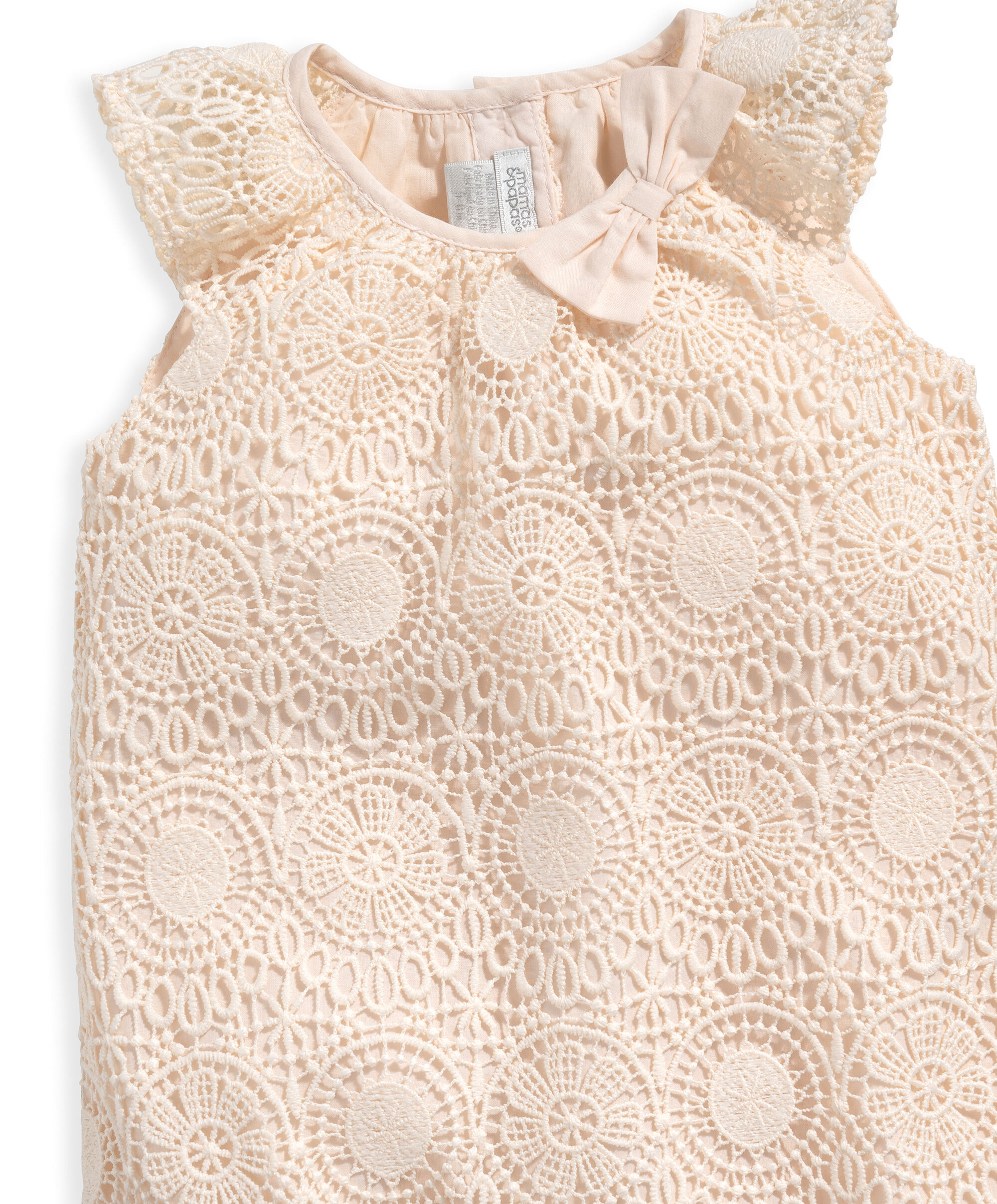 Pink Lace Romper image number 3