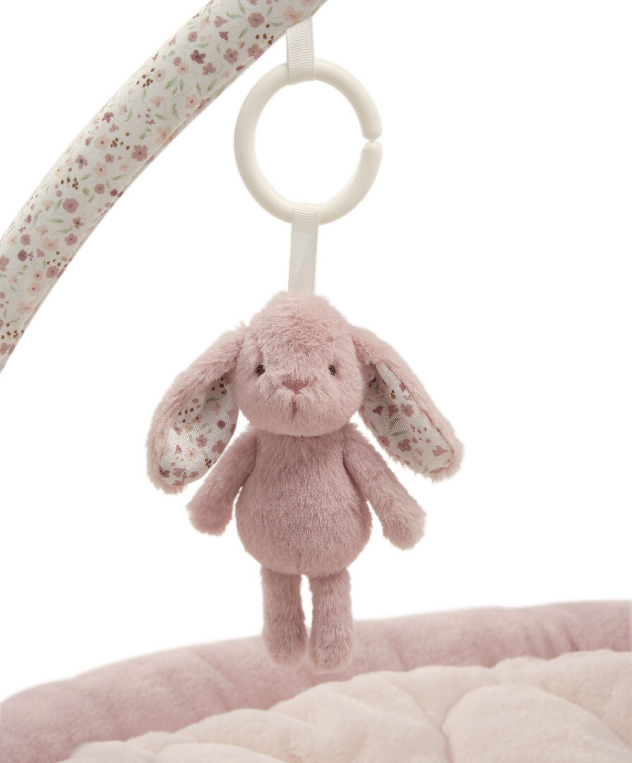 Welcome to the World Bunny Playmat - Pink image number 5