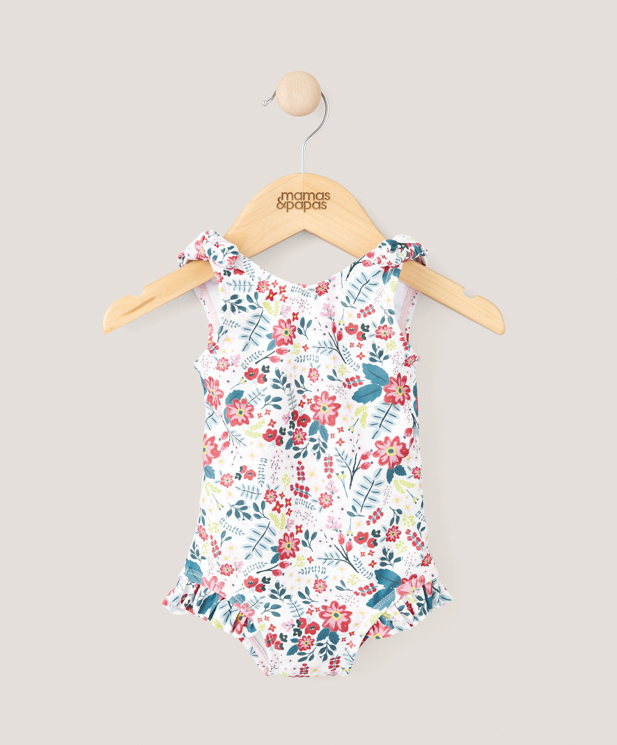 Floral Swimsuit - Pink image number 1