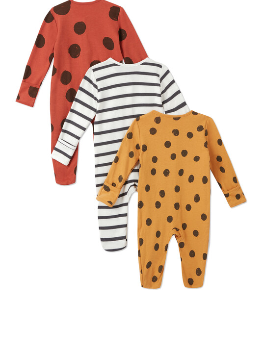 3Pack of  LARGE SPOT Sleepsuits image number 2