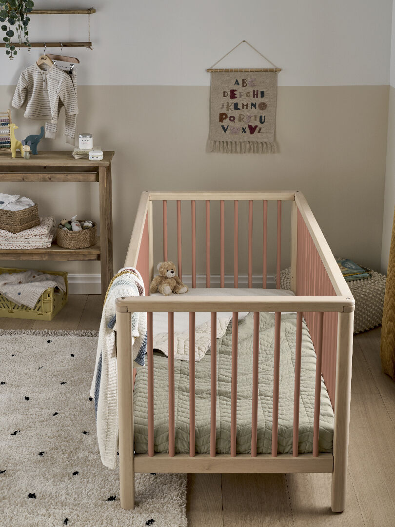 Compact Solo Cotbed - Natural Terracotta image number 3