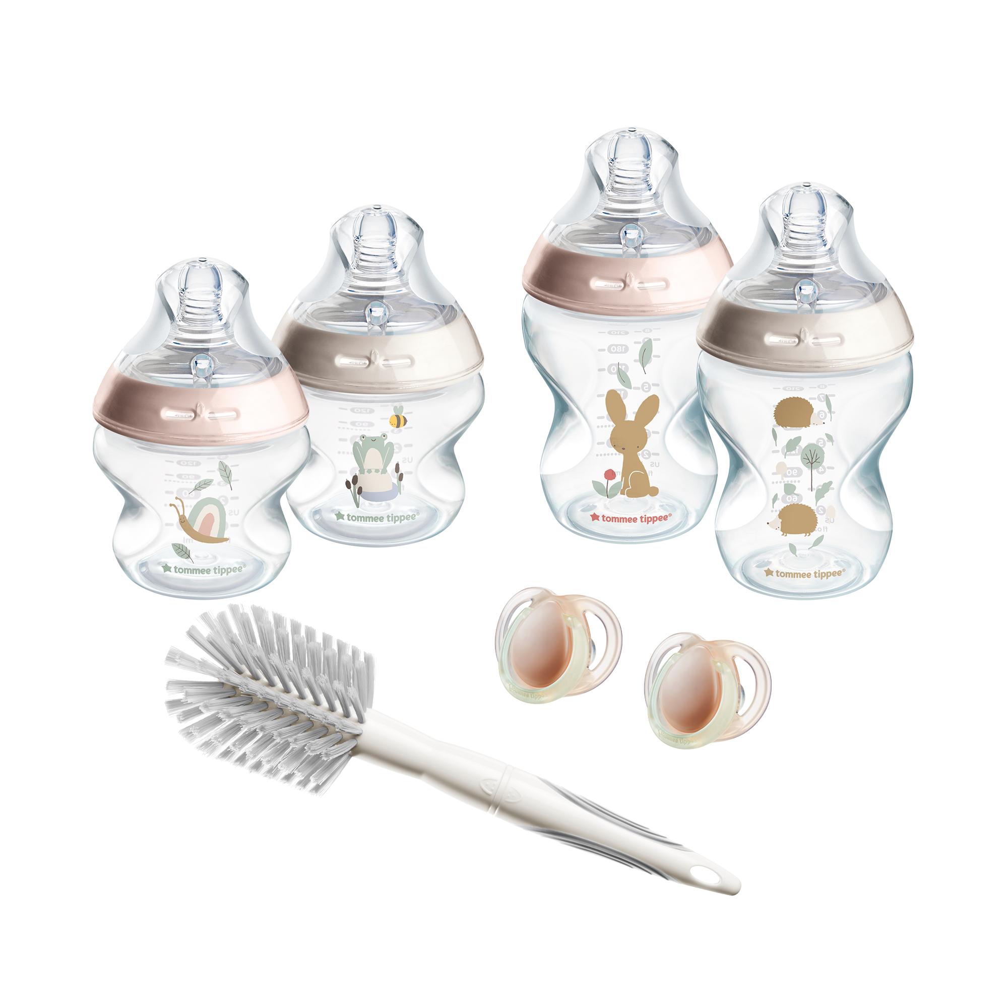 Tommee Tippee Natural Start Starter Bottle Kit - Pink image number 1