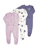 3 Pack of Space Sleepsuits image number 1