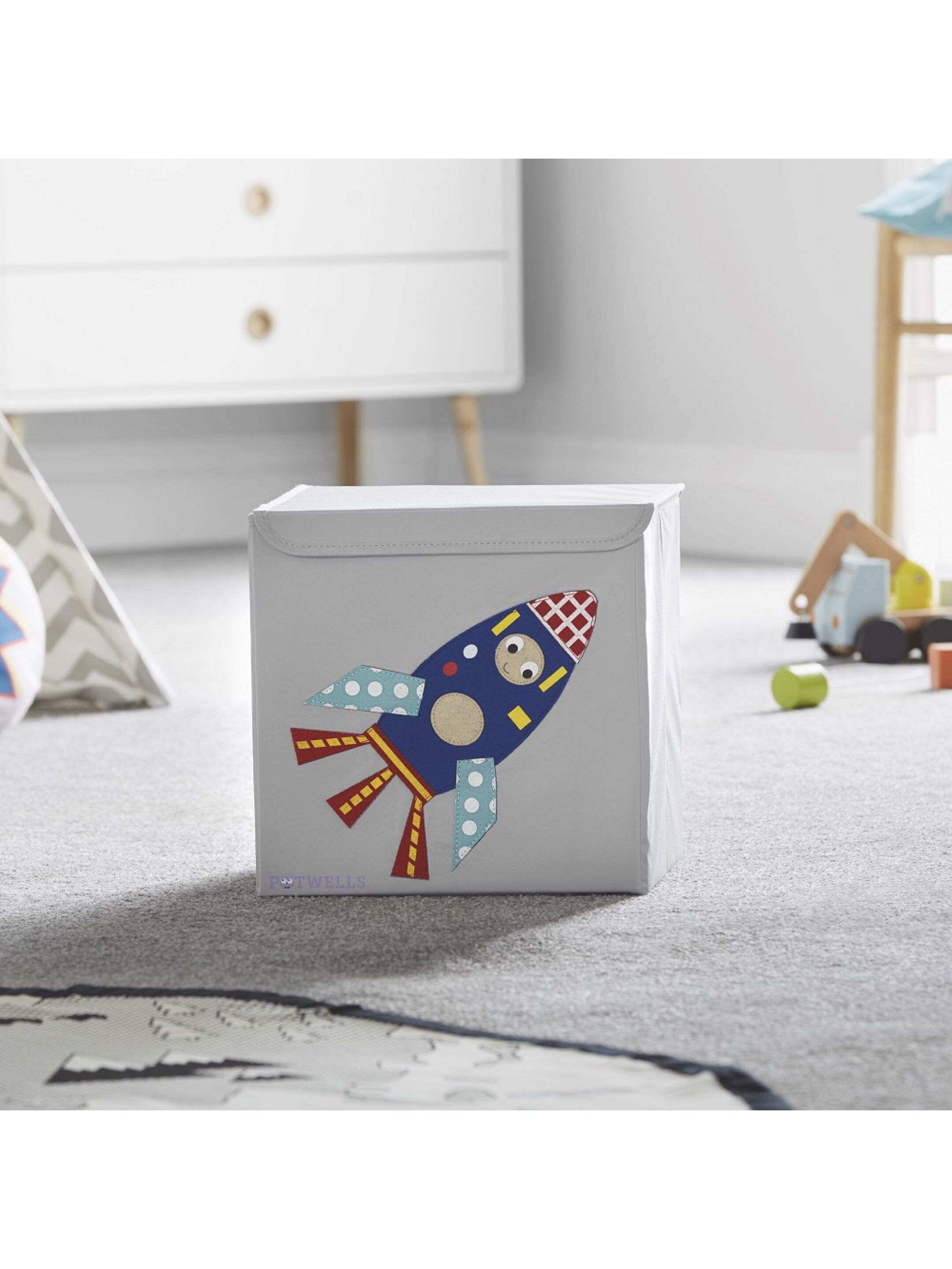Potwells Children's Storage Box - Rocket image number 4