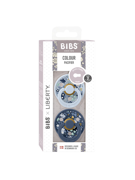 Bibs x Liberty Pacifier Camomile Lawn Collection - Baby Blue Mix (6+ months) image number 3