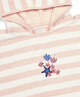 Pink Stripe Towel Poncho image number 2