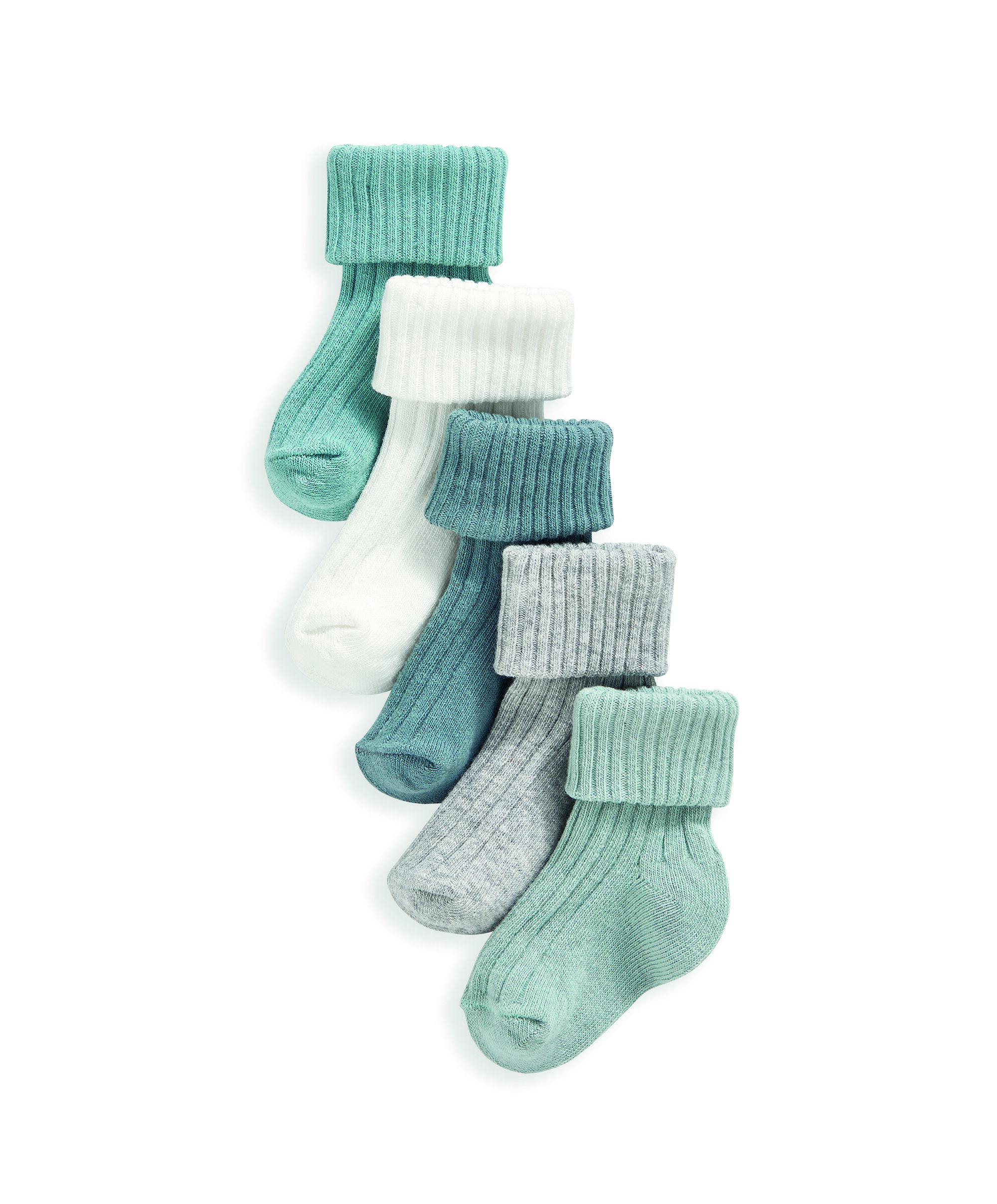 5 Pack Ribbed Socks image number 2