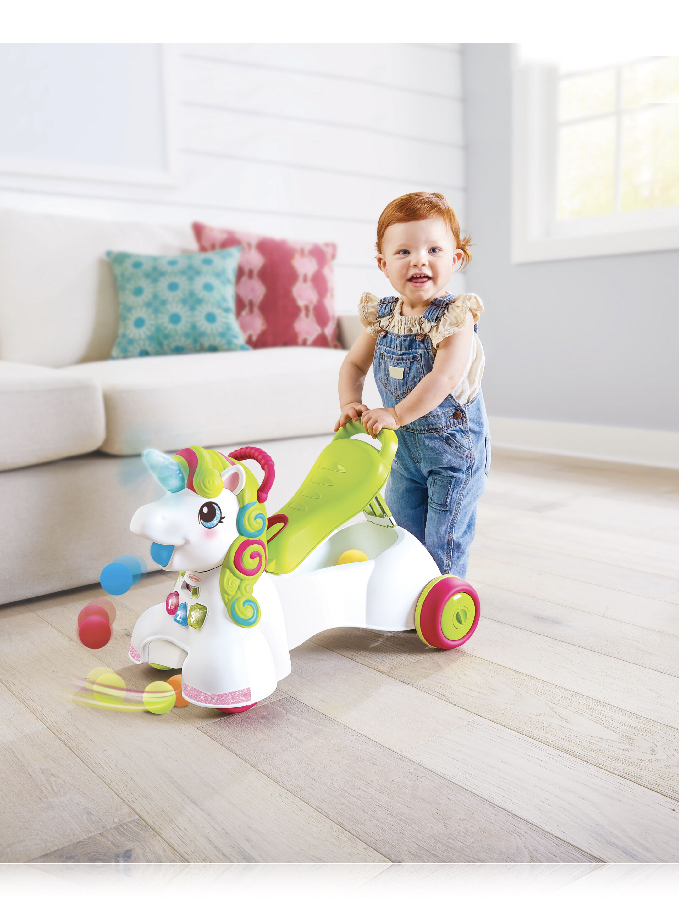 Infantino Infantino-3-In-1 Sit, Walk & Ride Unicorn image number 2