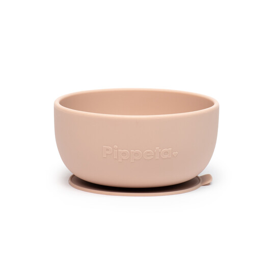 Pippeta Silicone Suction Bowl - Ash Rose image number 1