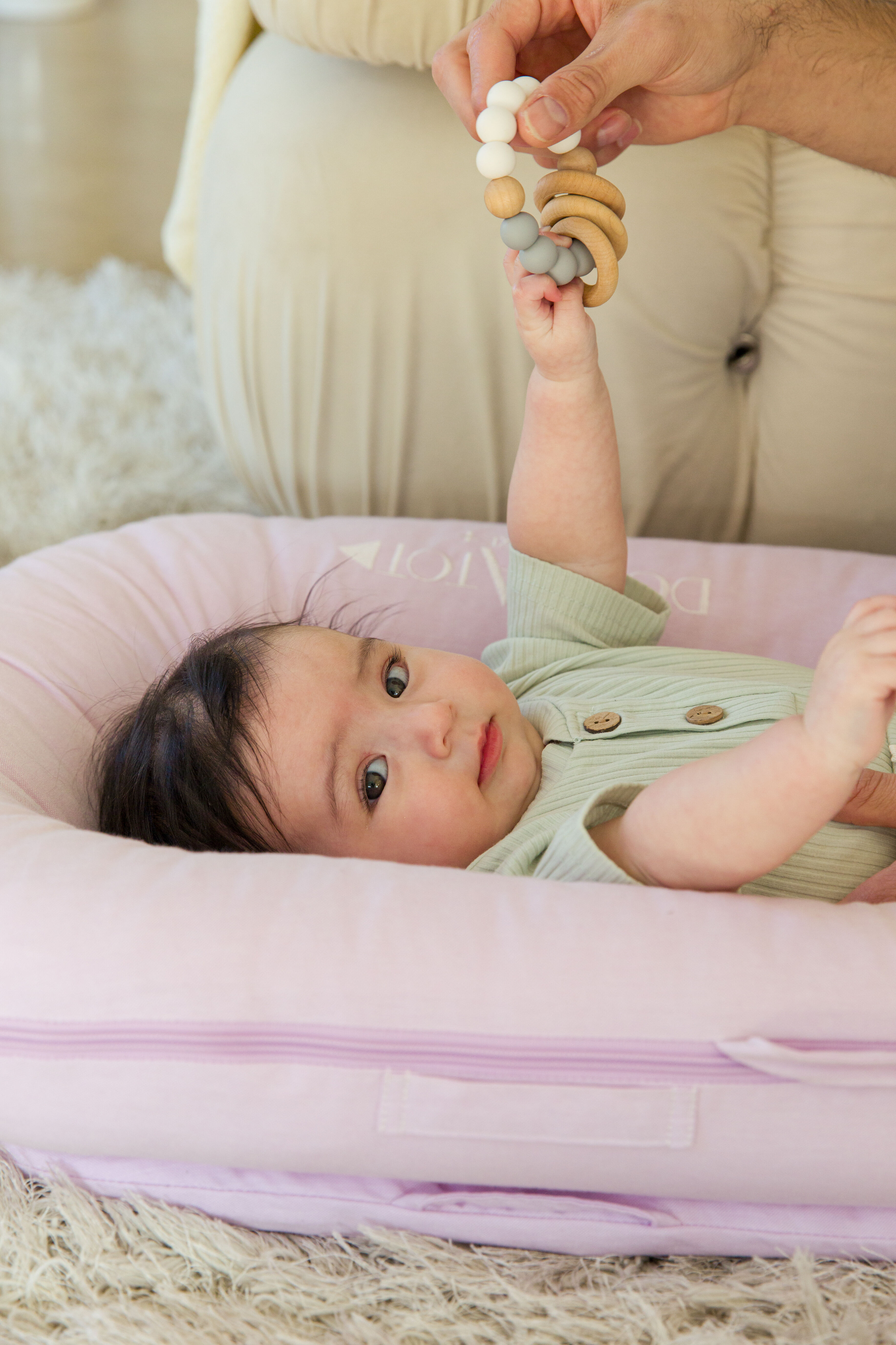 Buy DockATot Deluxe+ Baby Pod - Lilac Chambray - Mattresses  