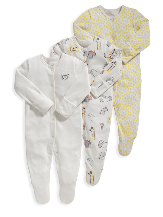 Zoo Pals Sleepsuits 3 Pack image number 1