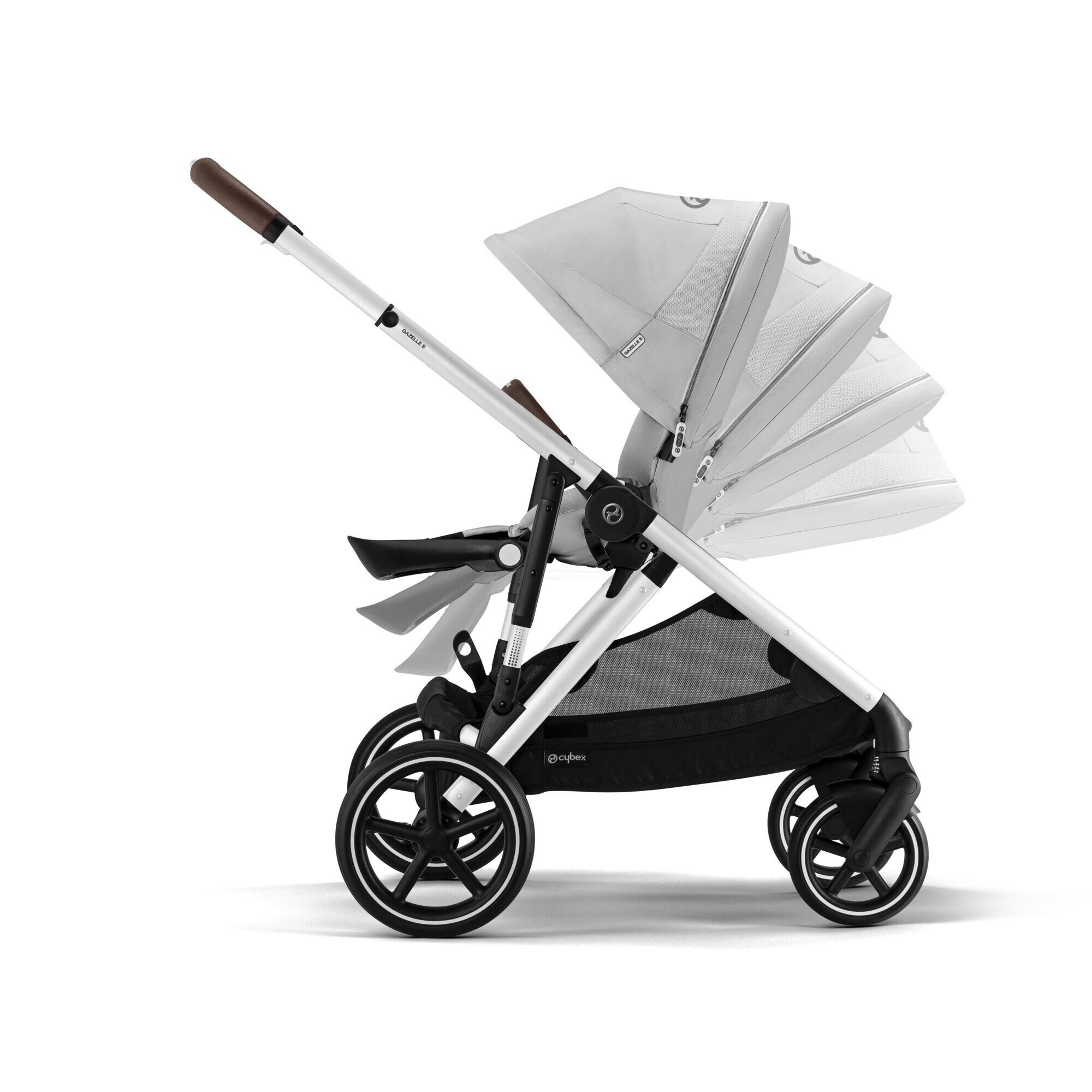Cybex Gazelle S Lava Grey with Silver Frame image number 3