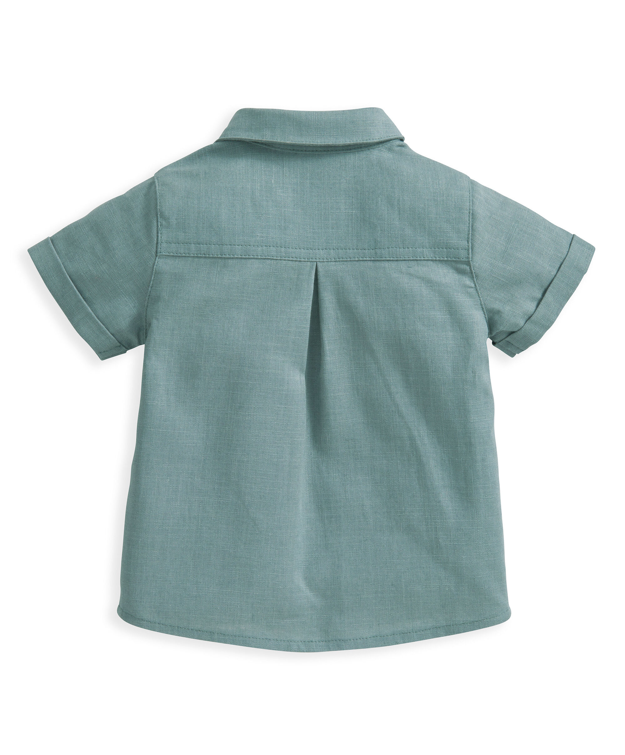 Green Shirt With Floral Bowtie image number 5