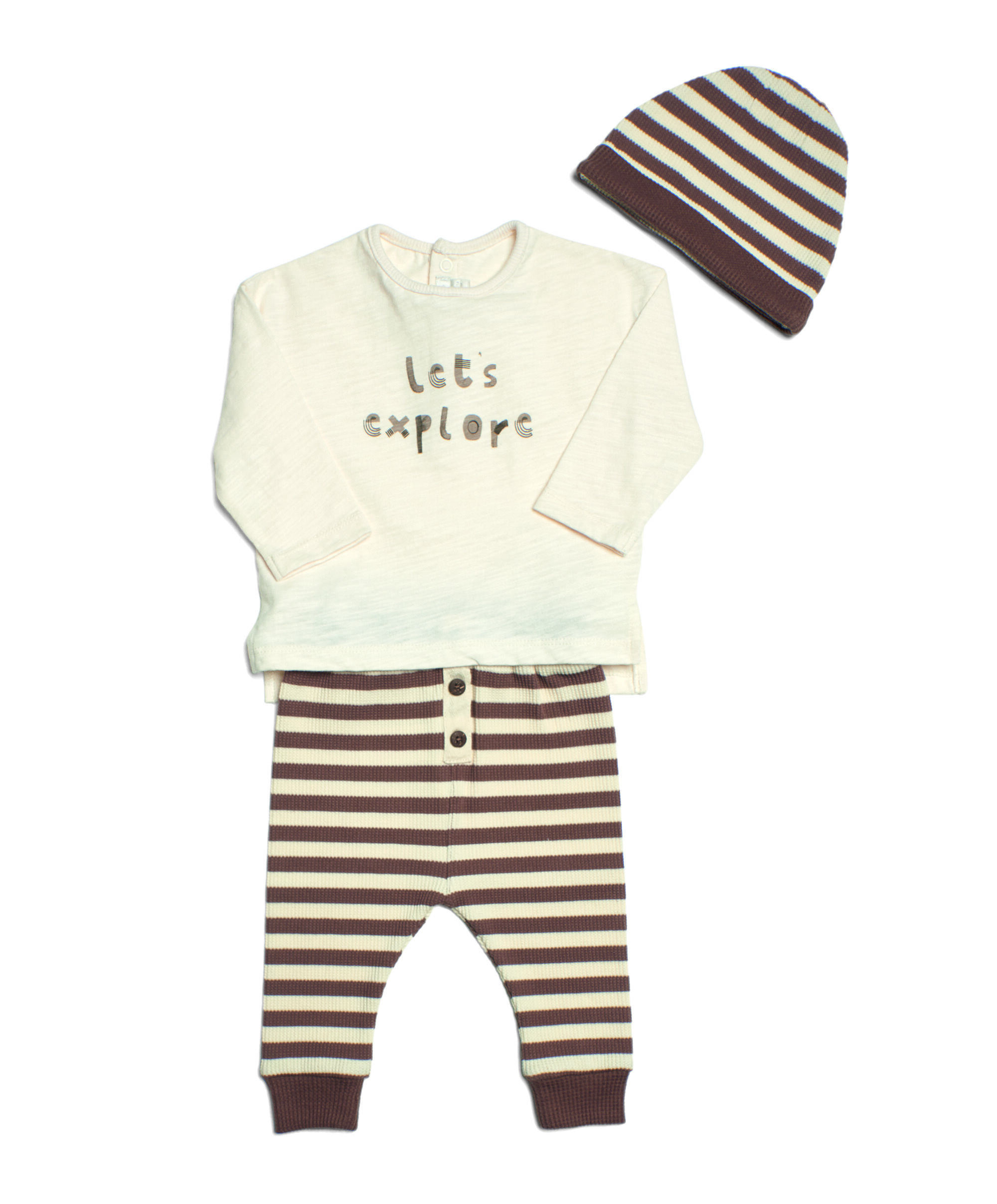 Waffle Outfit Set With Hat image number 1