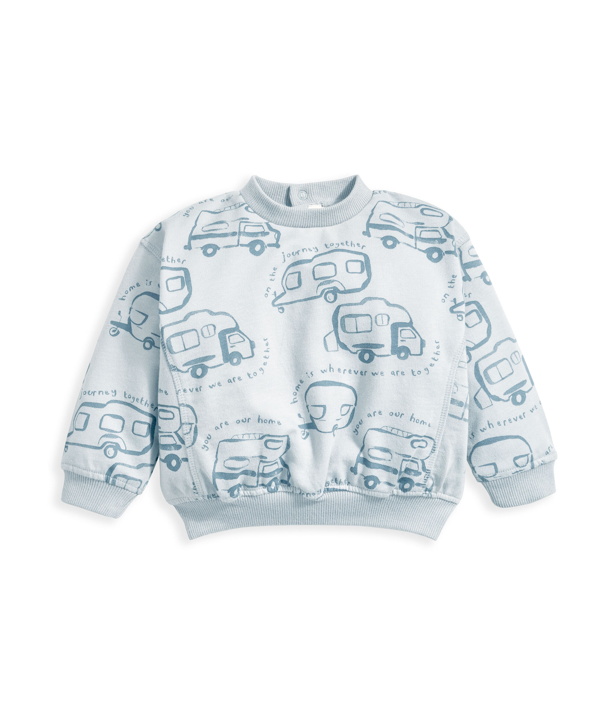 You Are Our Home Sweatshirt - Blue image number 2