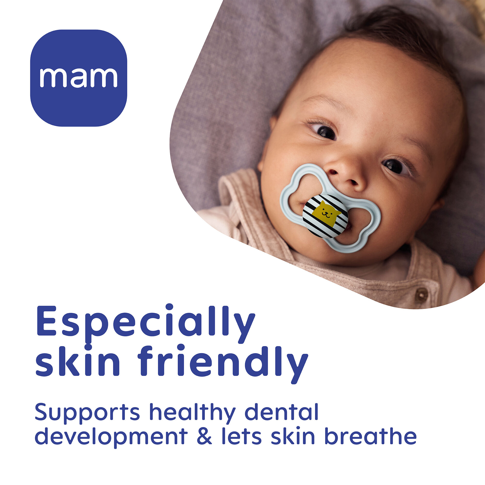 Mam Baby Supreme Silicone Pacifier - 6 M+ | Sealife Green & Blue - Pack of 2 image number 5