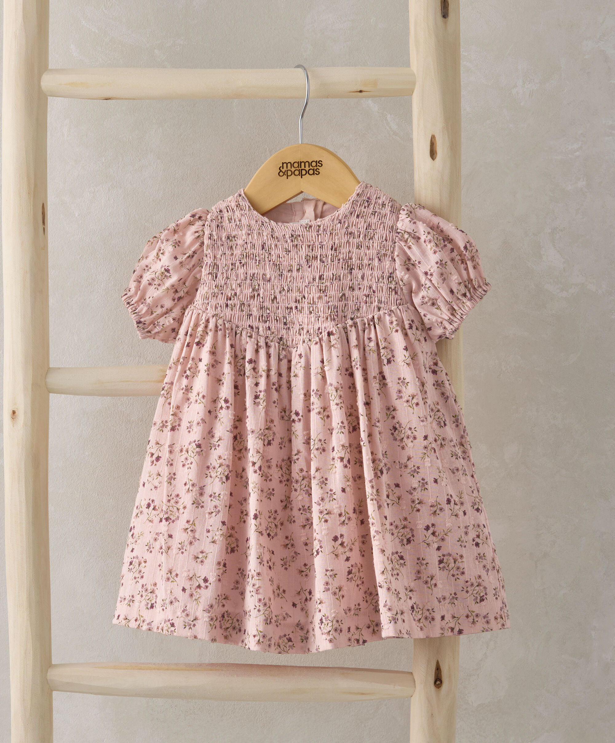Ditsy Floral Dress - Pink image number 1