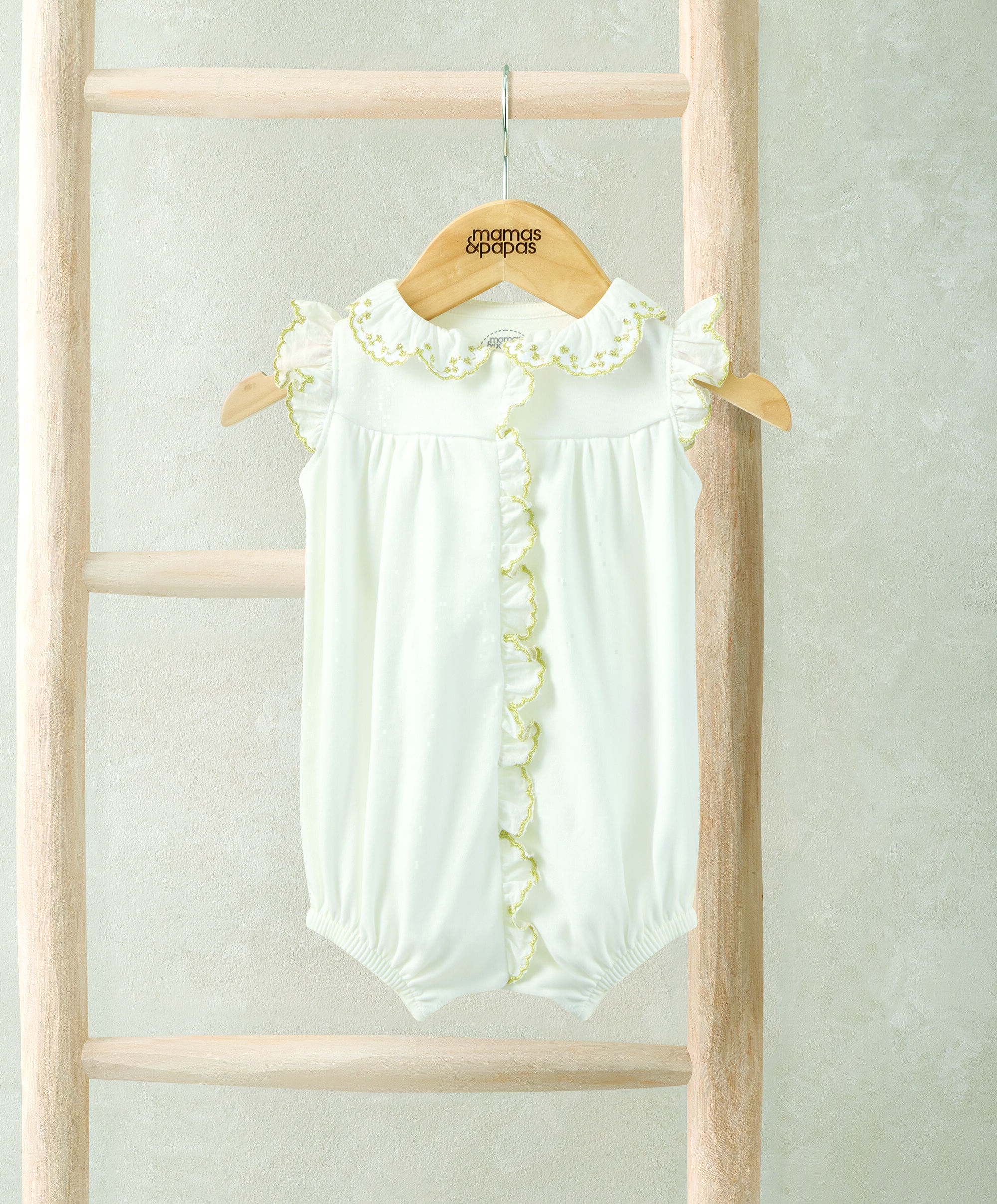 Embroidered Romper