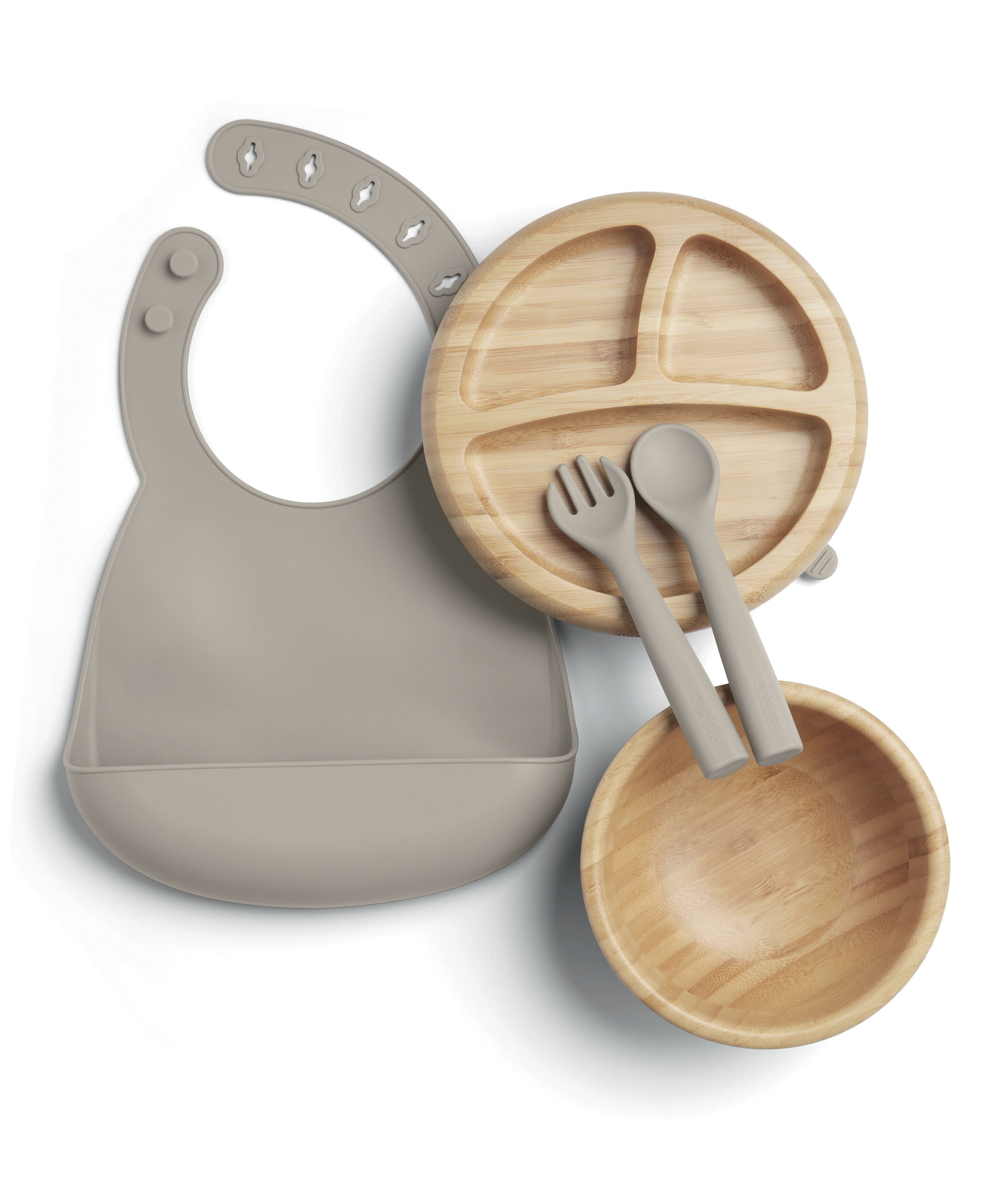 Juice High Chair with bamboo meal kits - Croissant image number 3