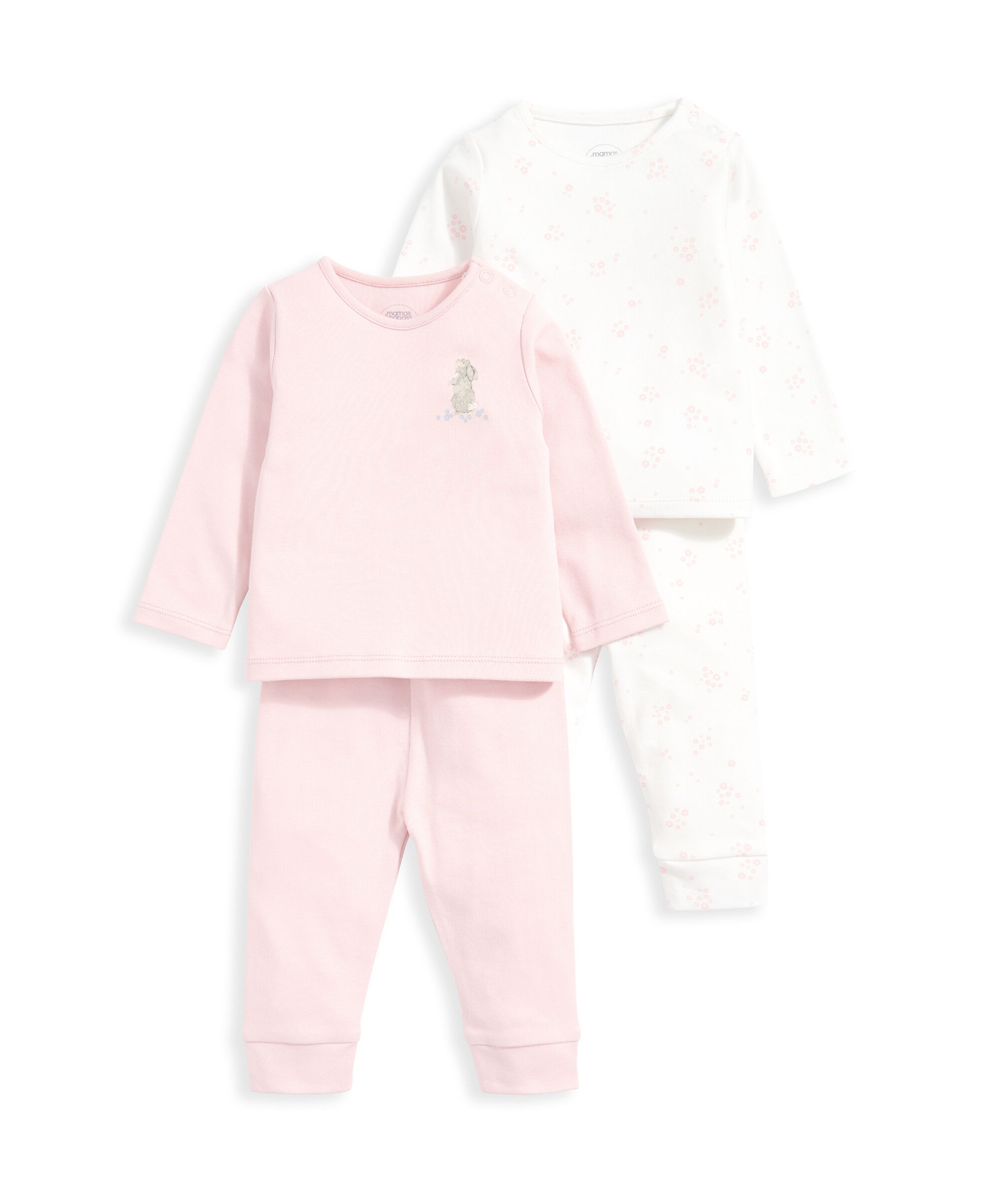 Oh Darling Jersery PJs (Set of 2) - Pink image number 2