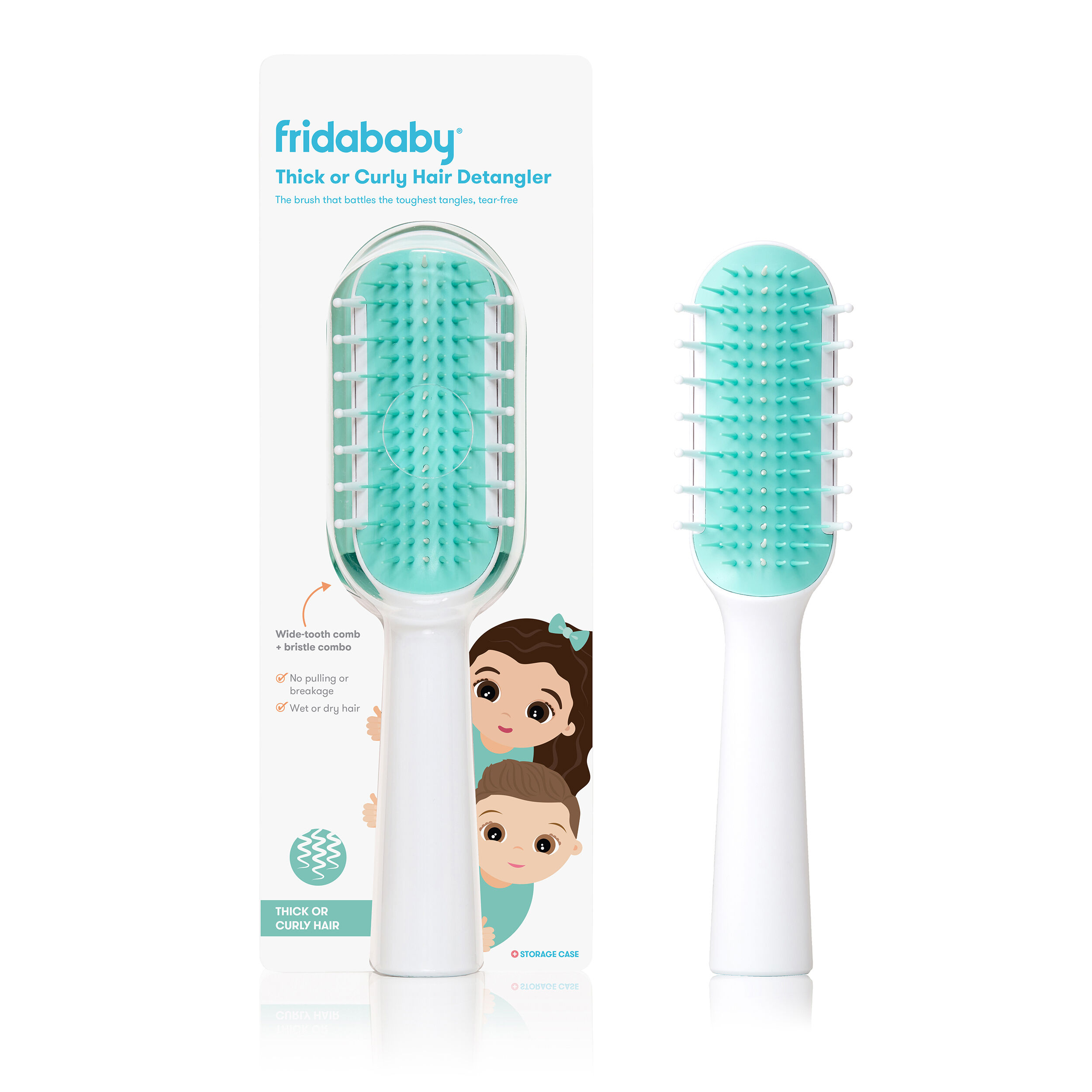 Frida Toddler Thick or Curly Hair Detangler image number 1