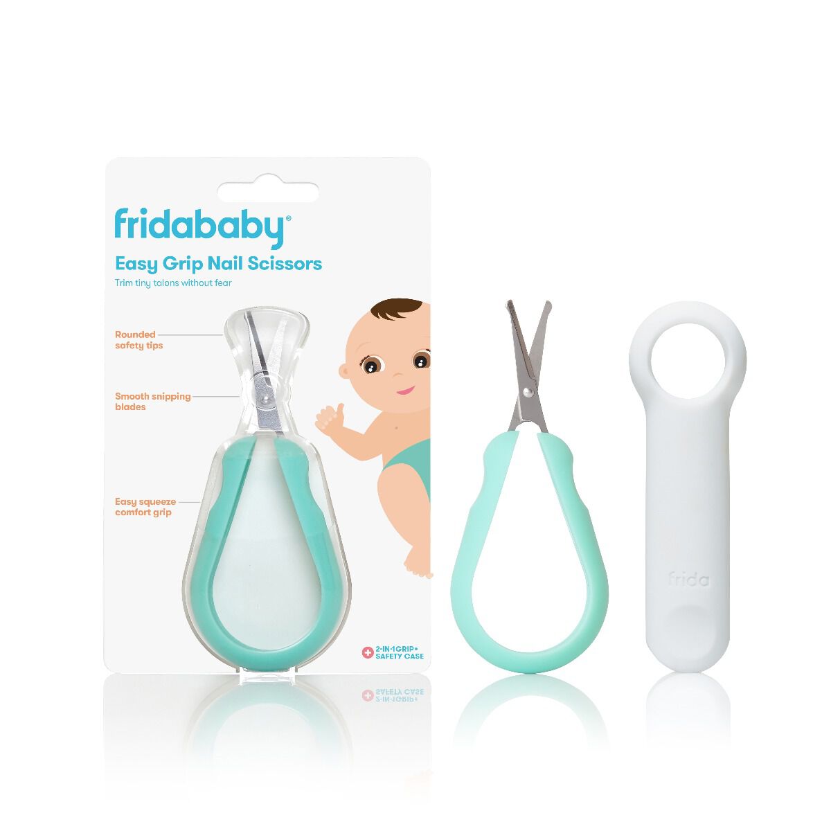 Fridababy Easy Grip Nail Scissors image number 1